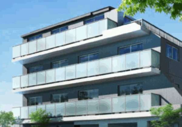 高級感のあるタイル張りの外観